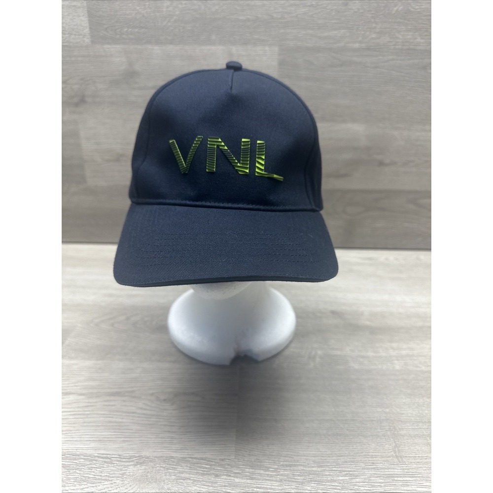 Volvo VNL Hat Dark Navy Blue‎ Green Logo Strapback Cotton Truck Cap NWT